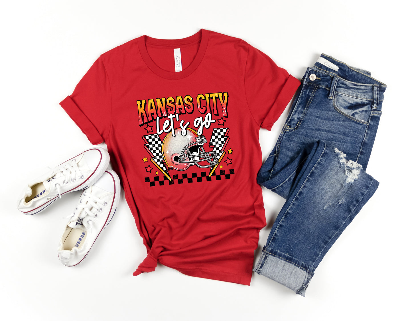 Let's Go Kansas City Adult Shirt-Retro Team 5