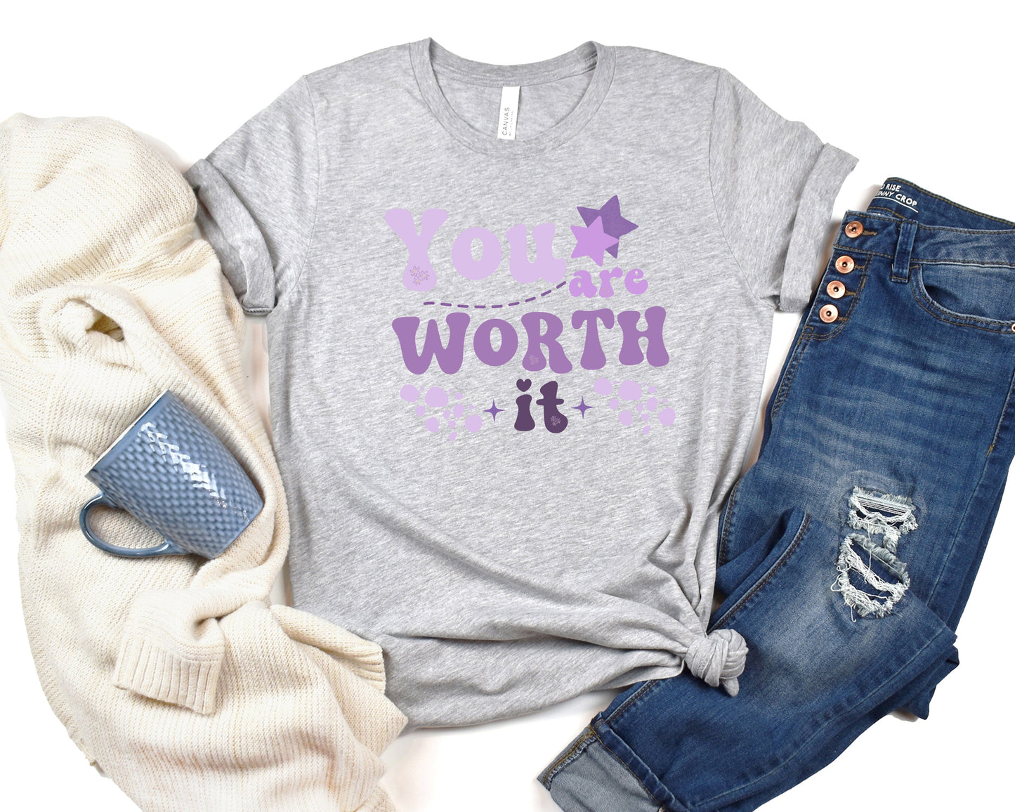 You Are Worth It Adult Shirt-Self Love 23