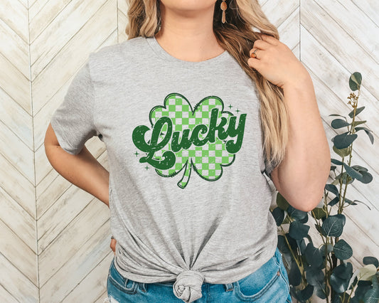 Lucky Clover Adult Shirt-St. Patricks 192