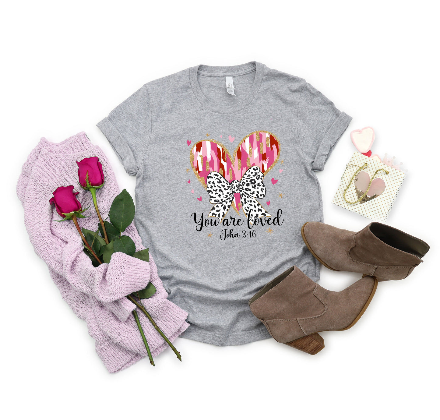 You Are Loved Adult Shirt-Valentine 586