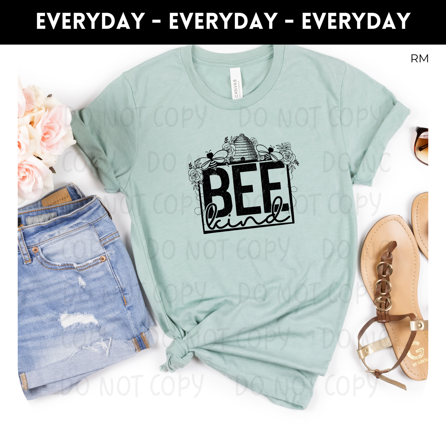 Bee Kind Adult Shirt- Animals 246