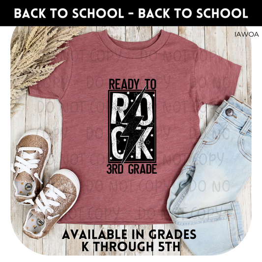 Ready To Rock Grade Level Youth Shirt