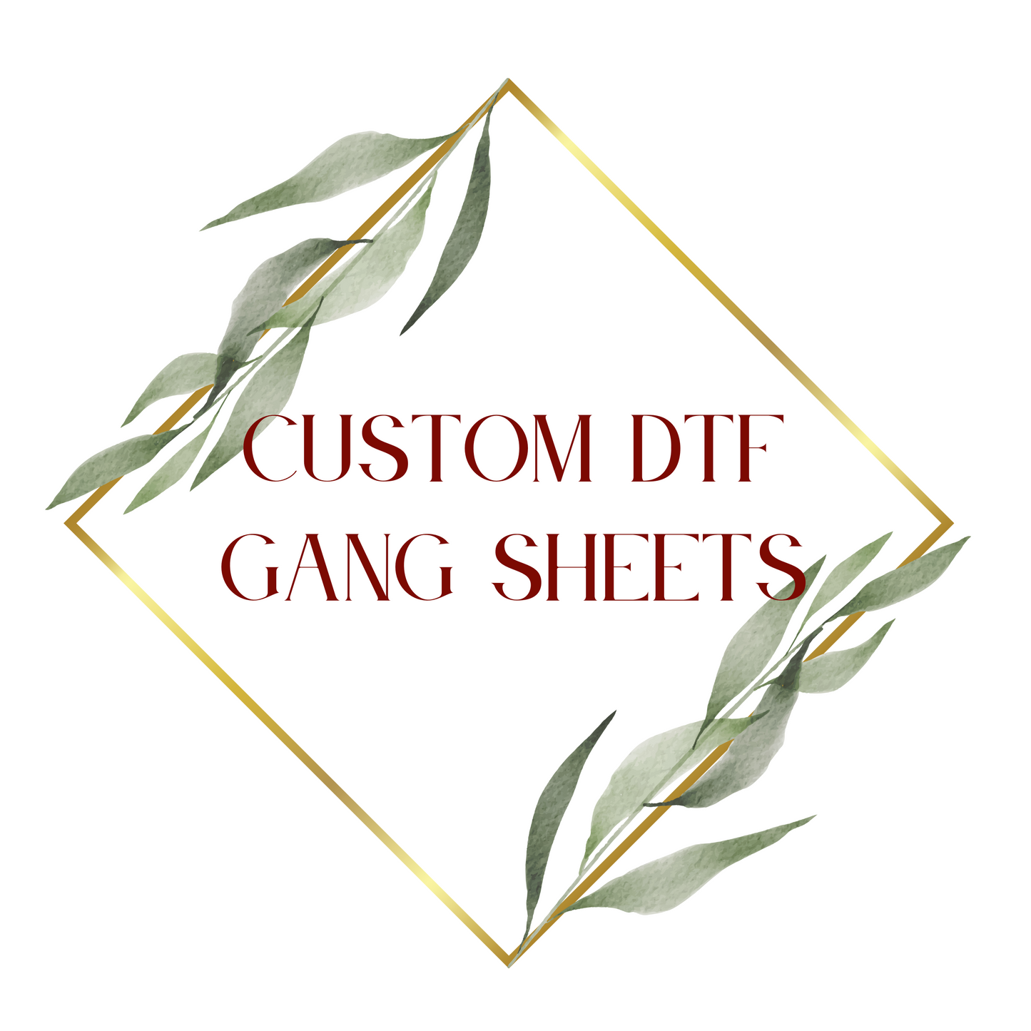 Create Your Own Custom Gang Sheet- No Minimums