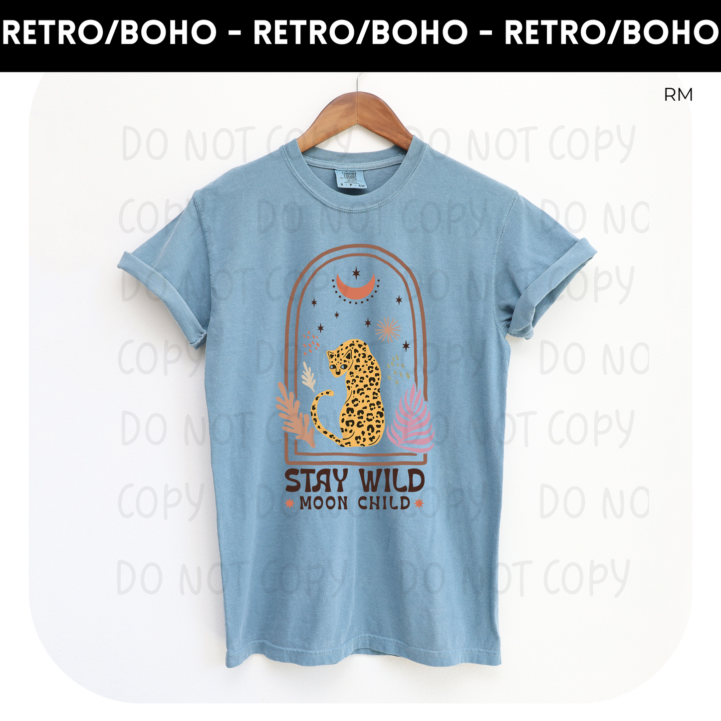 Stay Wild Moon Child Adult Shirt- Boho 151