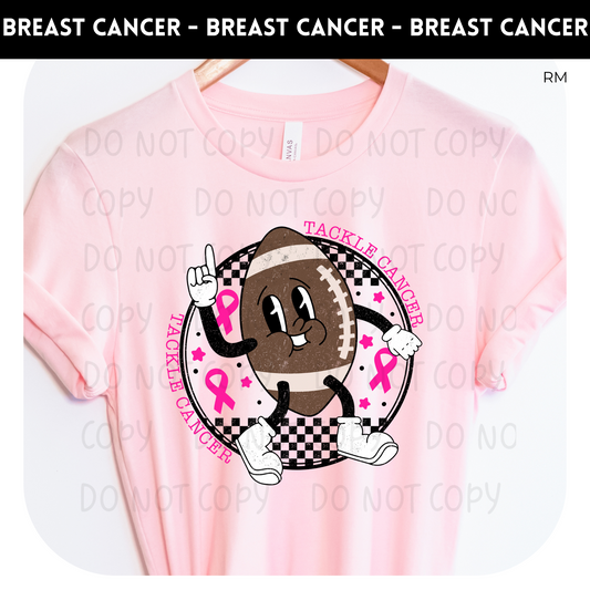 Tackle Cancer Adult Shirt-Breast Cancer Awareness 58