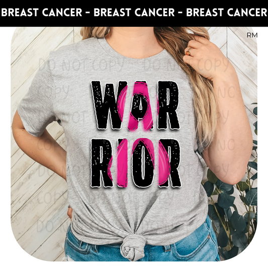 Warrior Adult Shirt-Breast Cancer Awareness 82