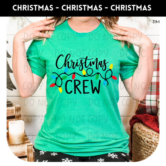 Christmas Crew Adult Shirt- Christmas 1344