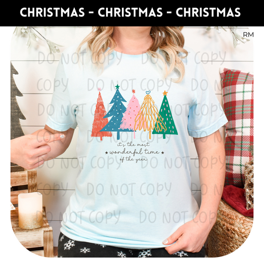 Most Wonderful Time of the Year Adult Shirt- Christmas 1352