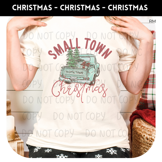 Small Town Christmas Adult Shirt- Christmas 1363