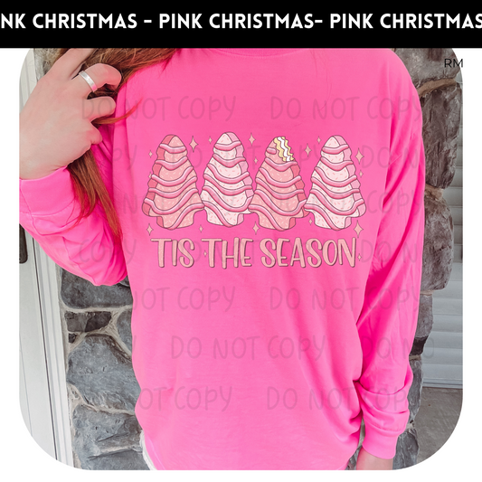 Tis The Season Snack Cake Adult Shirt- Christmas 1476