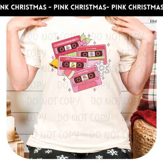 Christmas Song Tapes Adult Shirt- Christmas 1479