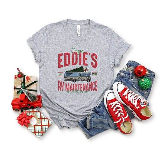 Cousin Eddie's RV Maintenance Adult Shirt-Christmas 1492