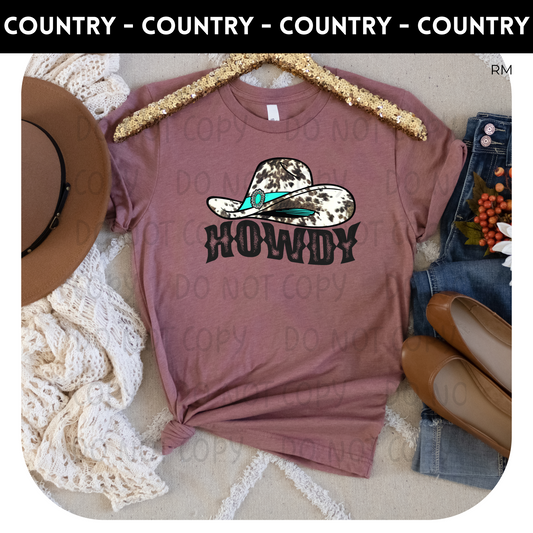Howdy Adult Shirt-Country 131