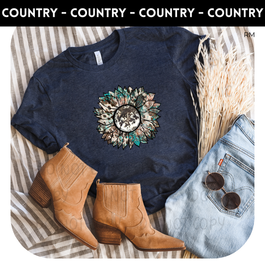 Country Sunflower Adult Shirt-Country 140