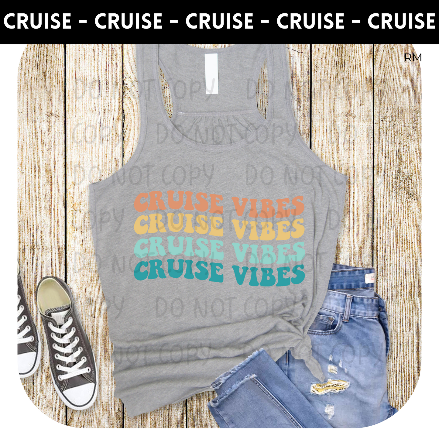 Cruise Vibes Tank Top- Cruise 48