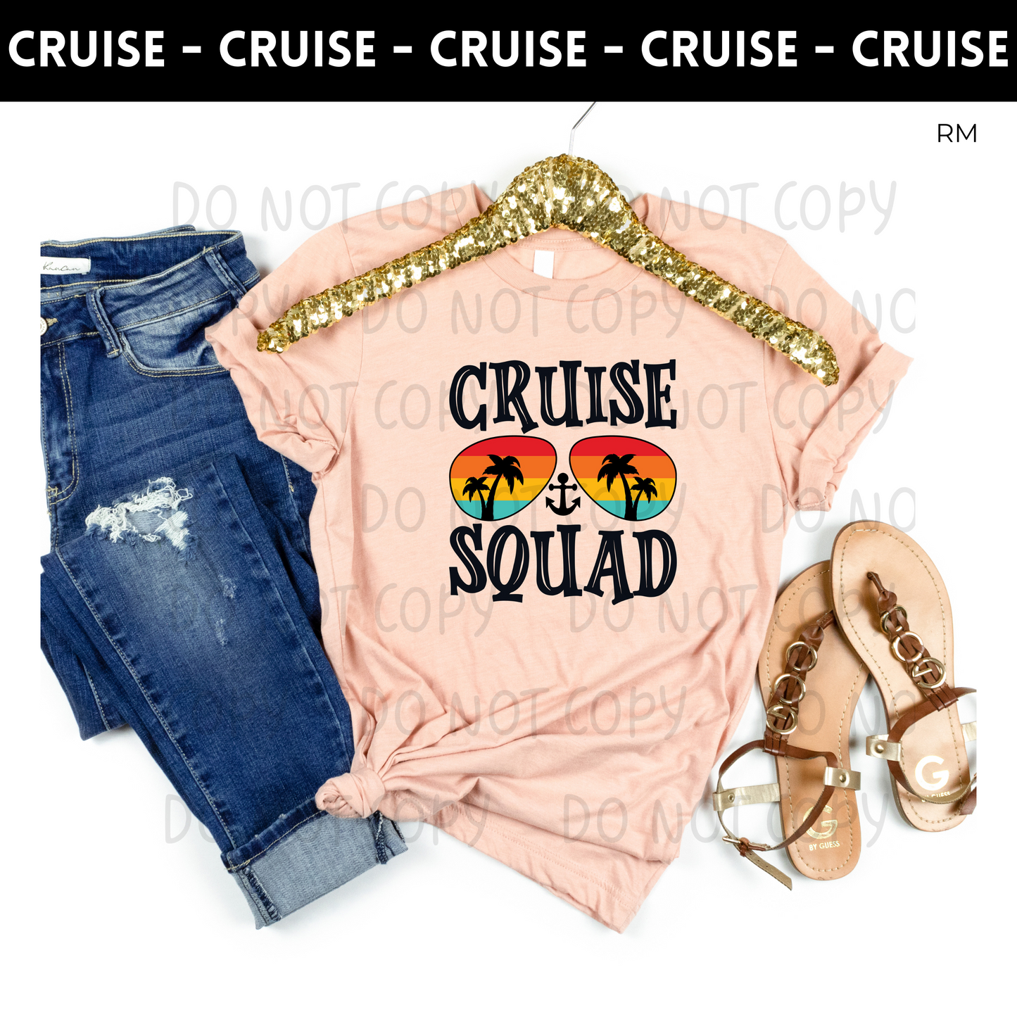 Cruise Squad On Adult Shirt- Cruise 55