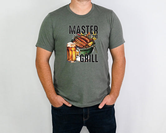 Master Of The Grill Adult Shirt- Dad 177