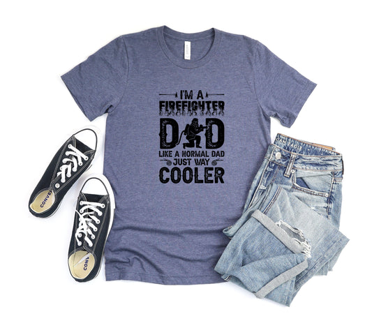 Firefighter Dad Adult Shirt- Dad 182