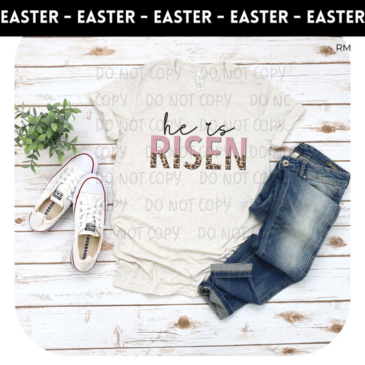 He Is Risen Adult Shirt- Easter 172