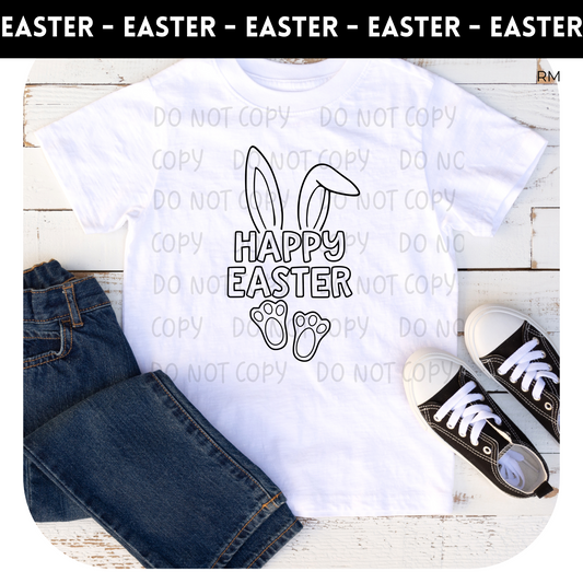 Happy Easter Coloring Shirt Youth Shirt - Easter Coloring Shirt 19