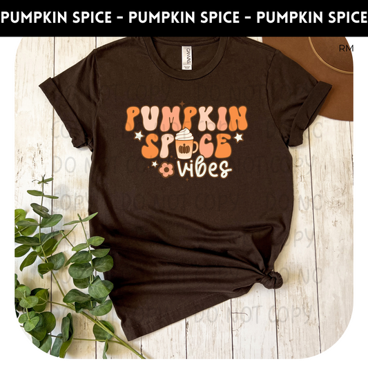 Pumpkin Spice Vibes Adult Shirt-Fall 446