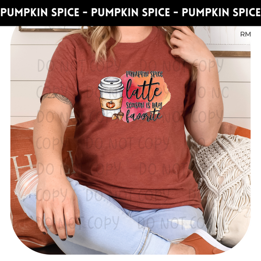 Pumpkin Spice Season Is My Favorite Adult Shirt-Fall 63