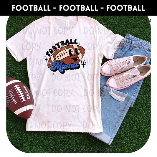 Retro Football Mama Adult Shirt- Football 101