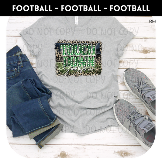 Touch Down Season Adult Shirt- Football 87