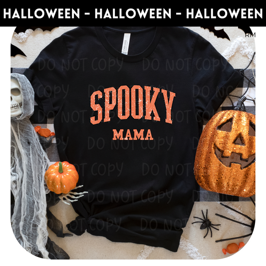 Spooky Mama Adult Shirt-Halloween 512