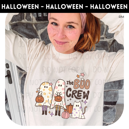 The Boo Crew Adult Shirt- Halloween 517