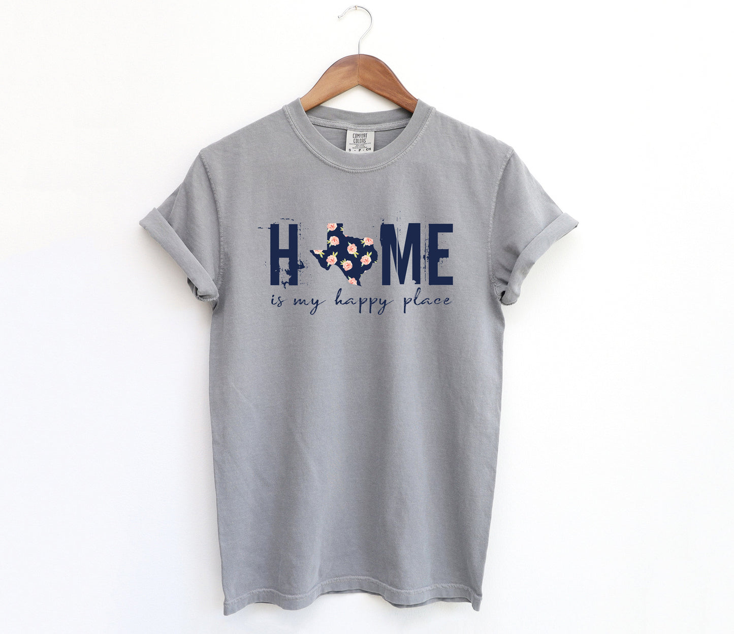 Home Is My Happy Place Adult Shirt