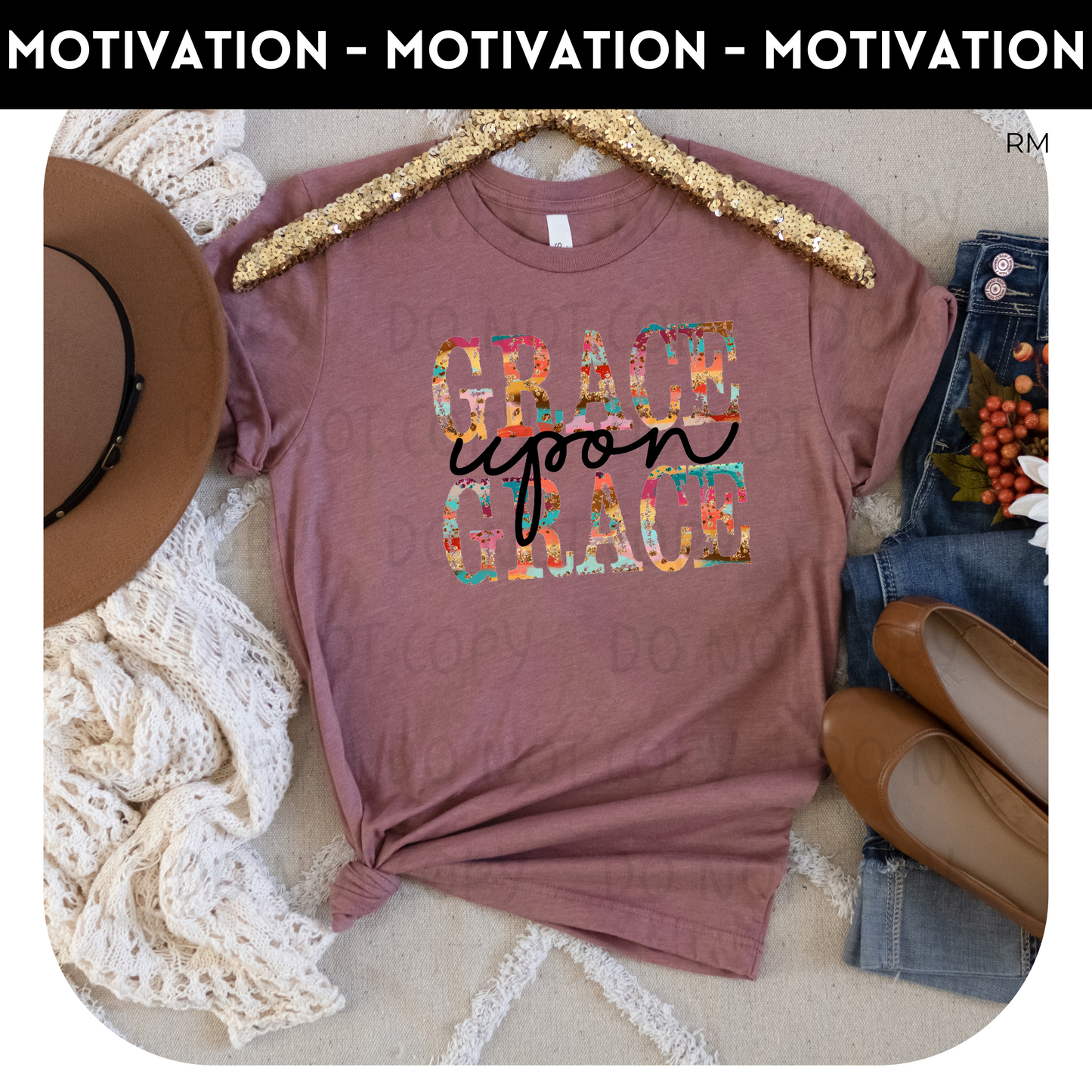 Grace Upon Grace Adult Shirt-Inspirational 188