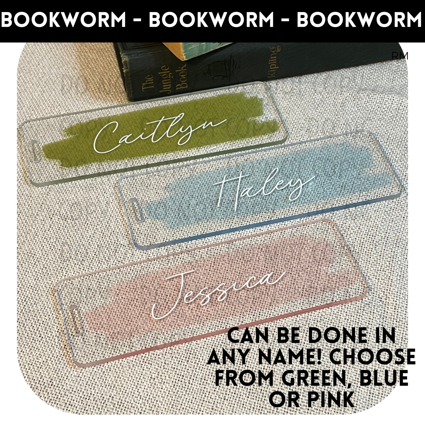 Custom Acrylic Bookmarks