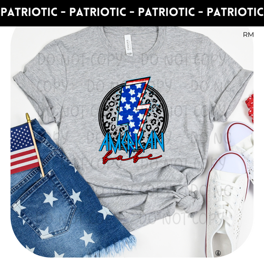 American Babe Adult Shirt-July 4th 145