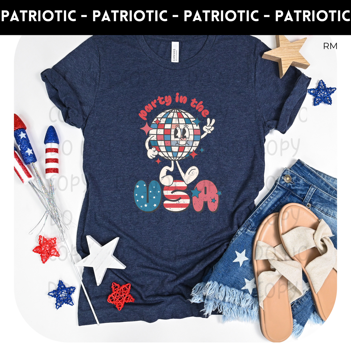 Party In The USA Adult Shirt-July 4th 269