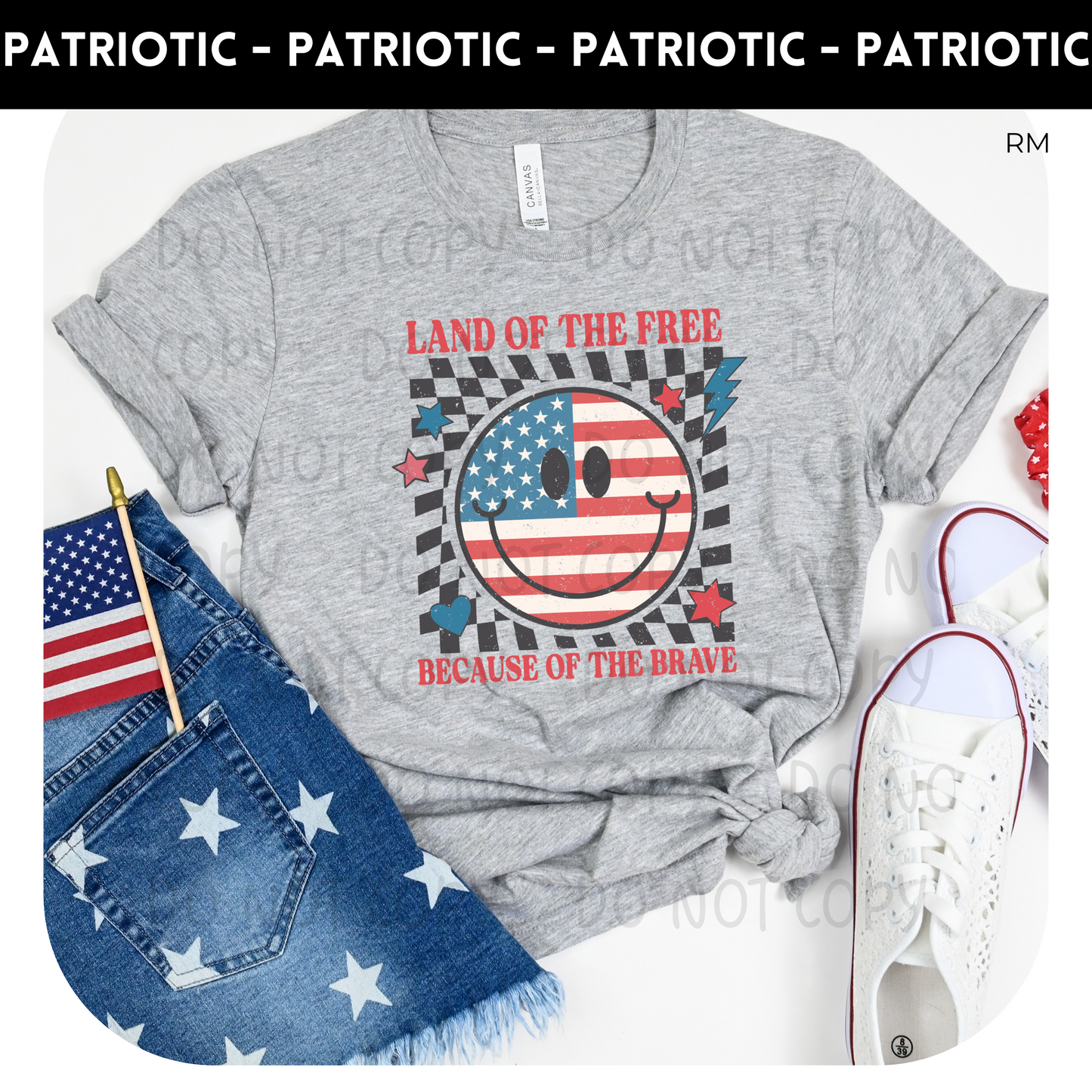 Land Of The Free Because Of The Brave Adult Shirt-July 4th 271