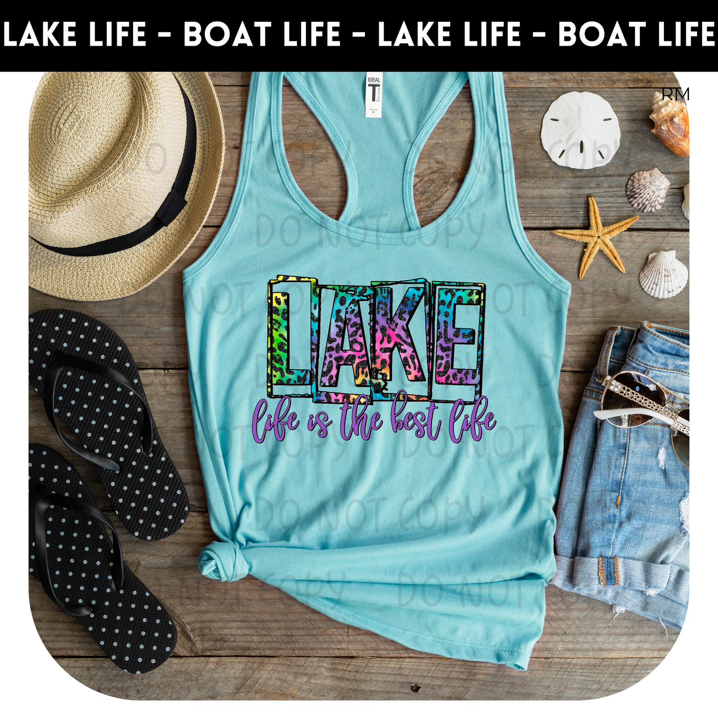 Lake Life Is The Best Life Tank Top- Lake Life 28