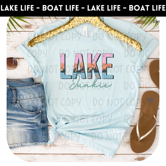 Lake Junkie Adult Shirt- Lake Life 46