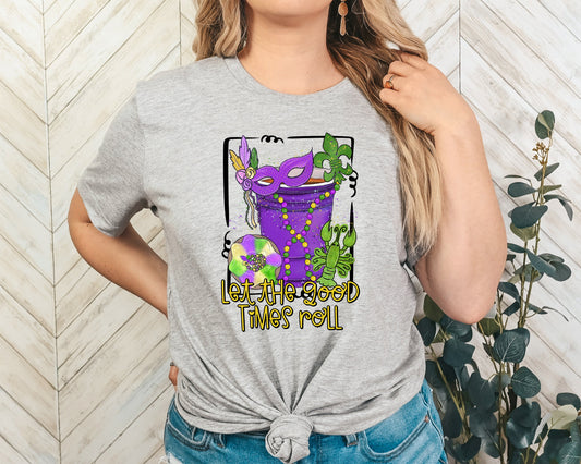 Let The Good Times Roll Adult Shirt-Mardi Gras 59