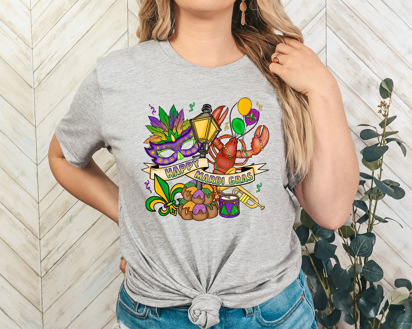 Happy Mardi Gras Adult Shirt-Mardi Gras 70