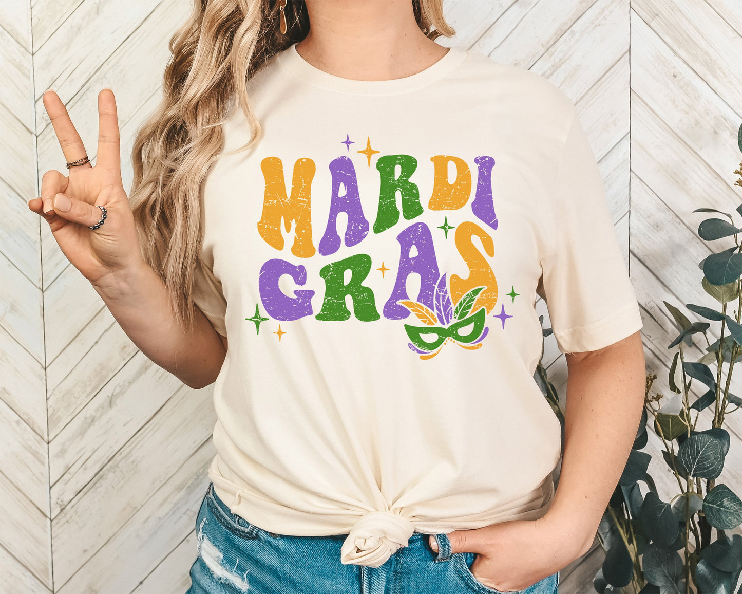 Retro Mardi Gras Adult Shirt- Mardi Gras 71