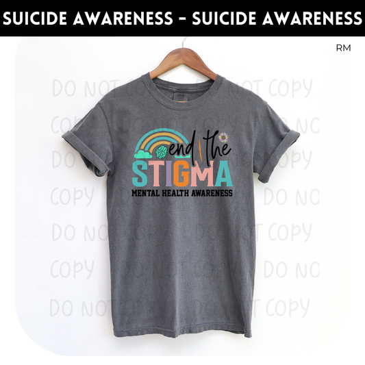 End The Stigma Adult Shirt- Mental Health 114