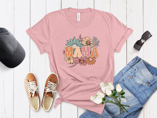 Floral Mama Adult Shirt-Mom 173
