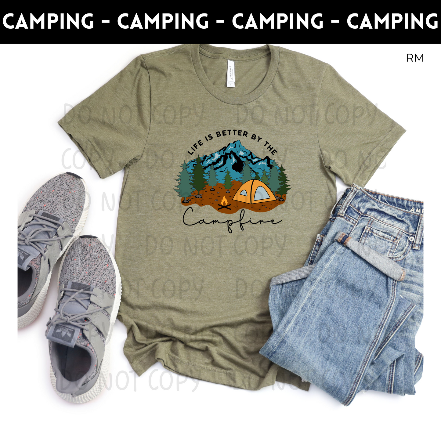 Life Is Better By The Campfire Adult Shirt- Outdoors 180