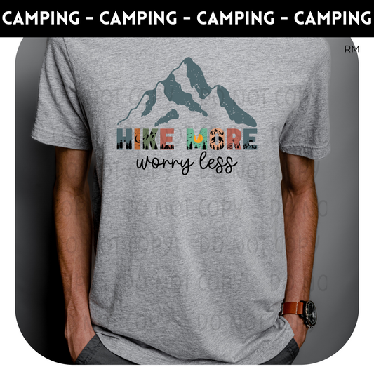 Hike More Worry Less TRANSFERS ONLY- Outdoors 185