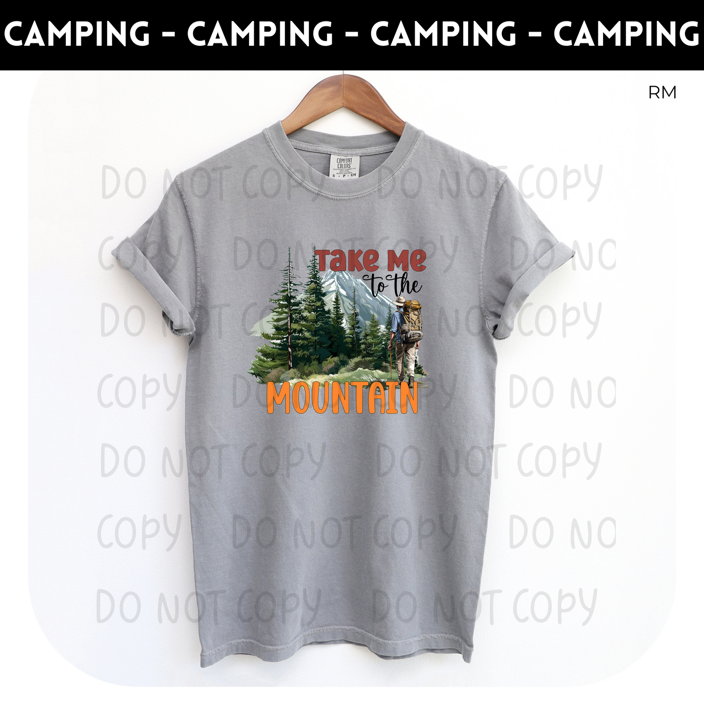 Take Me To The Mountain Adult Shirt- Outdoors 200