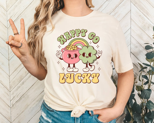 Happy Go Lucky Adult Shirt- St. Patrick 173