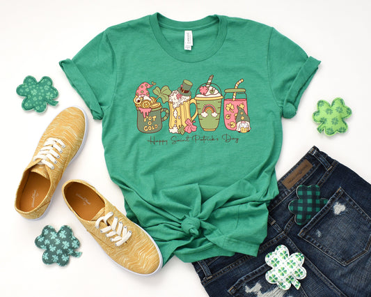 St. Patrick's Coffee Adult Shirt- St. Patricks 174