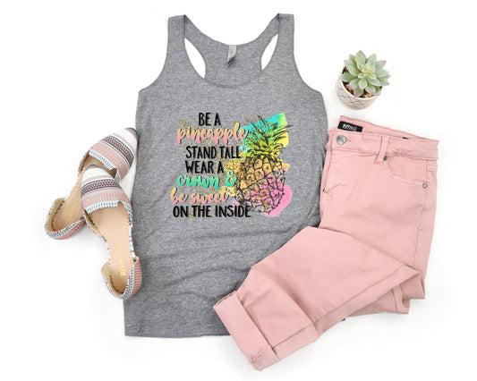 Be A Pineapple Women's Tank Top- Summer 22