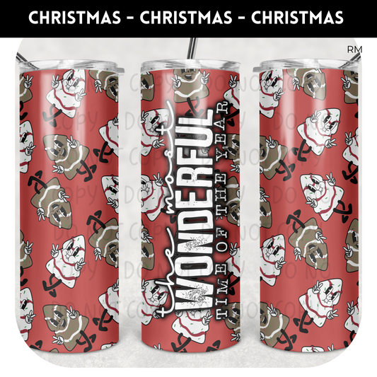 The Most Wonderful Time Of The Year 20oz Skinny Tumbler - Tumbler 1558